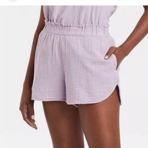 Universal Thread Lavender Crinkle Gauze Matching Set